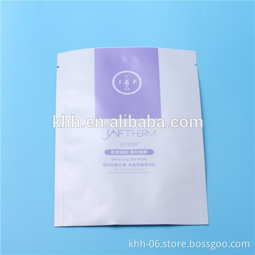 Accept custom facial mask bag/Cosmetic tool plastic packaging pouch bag MADE IN CHINA